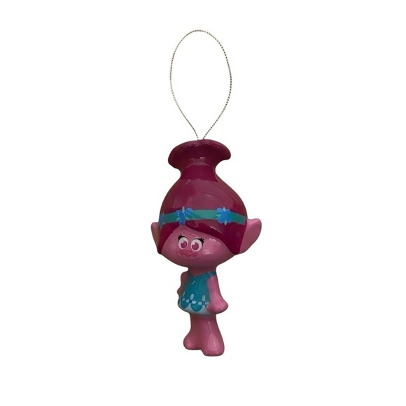 Poppy Troll Large 3D Ornament Pink Dreamworks Christmas Tree - Picture 1 of 4
